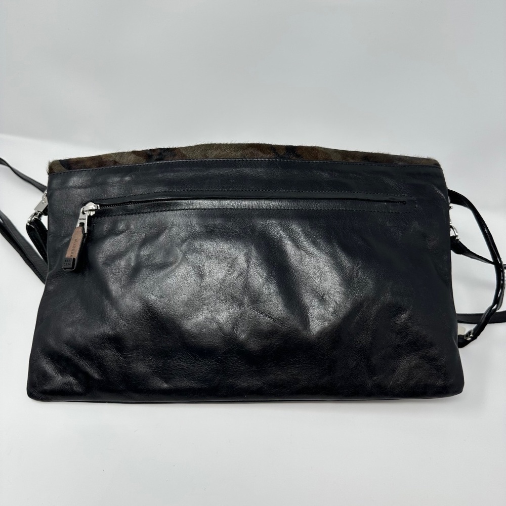 RUDSAK Crossbody/Clutch Leather w/Camo Ponyskin Bag - Picture 2 of 7